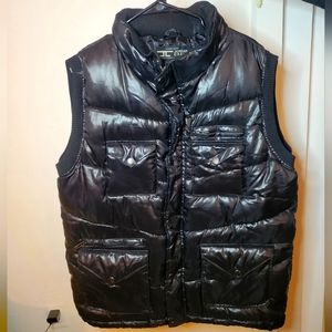 Jordan Craig Black Sleeveless Puffer Vest Jacket For Men Size XL